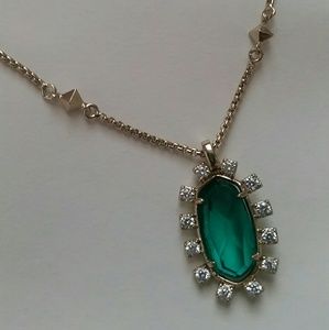 Kendra Scott Brett Necklace Emerald